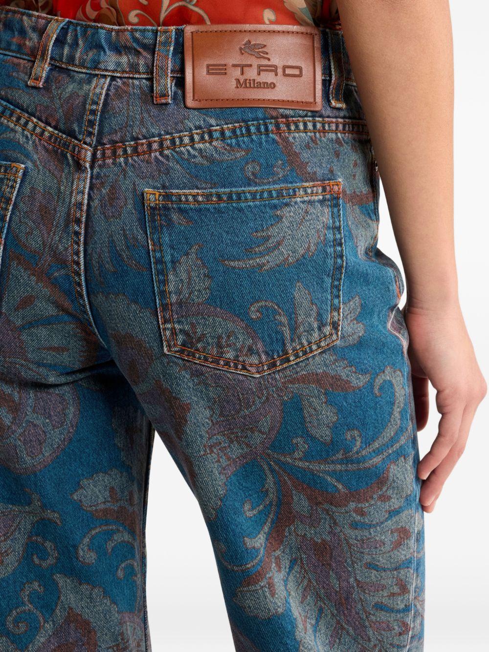Jeans a fiori 