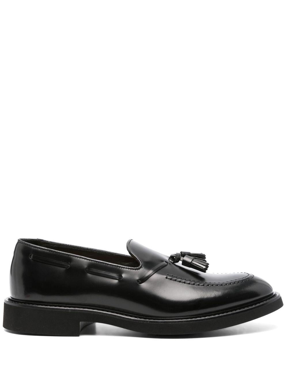 Mocassini con nappa nero 