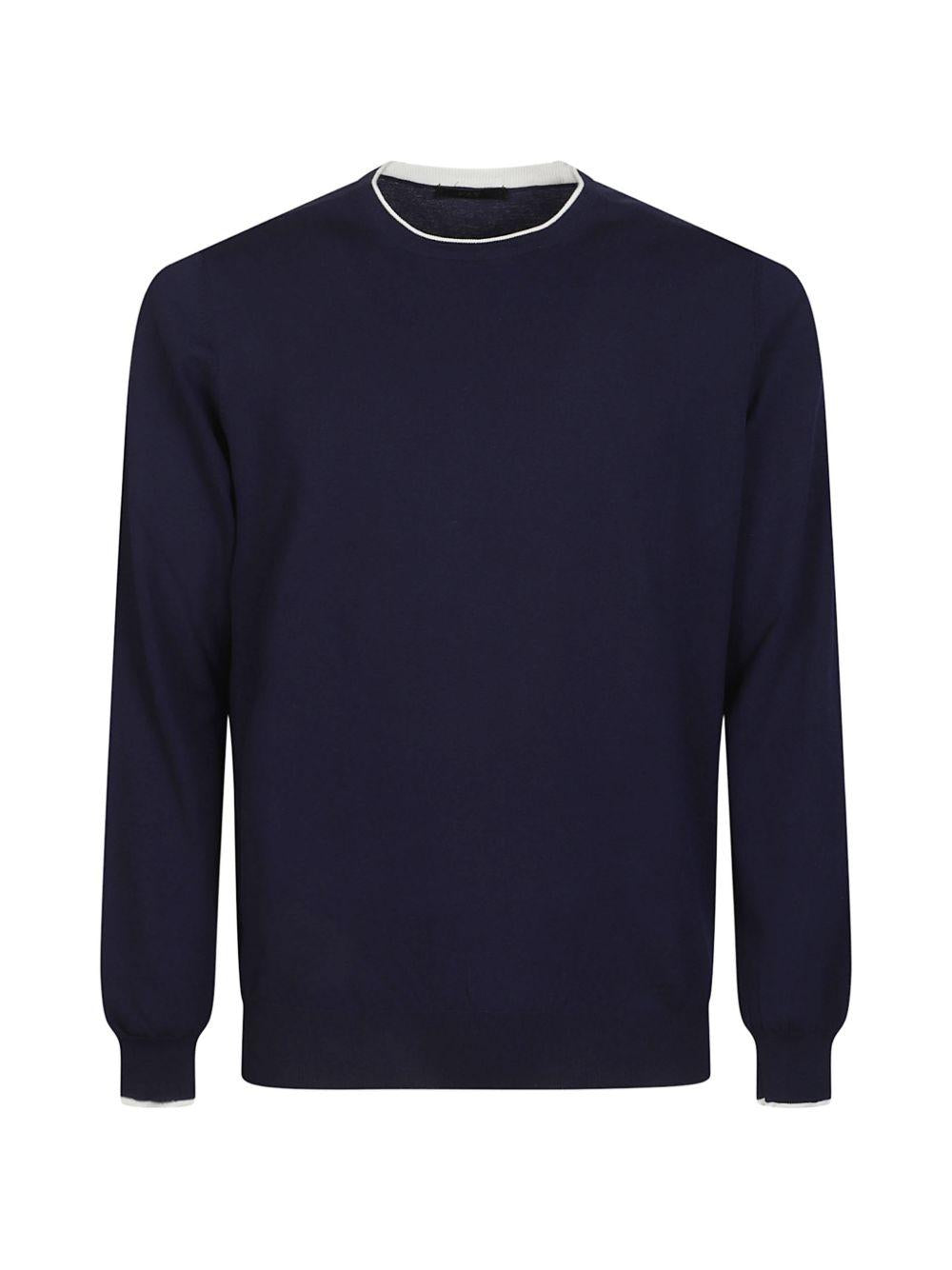 Maglione girocollo navy 