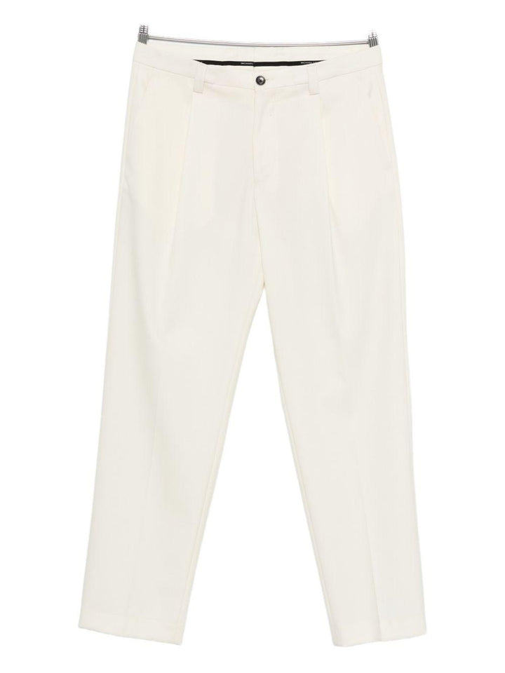 Pantaloni sartoriali panna 