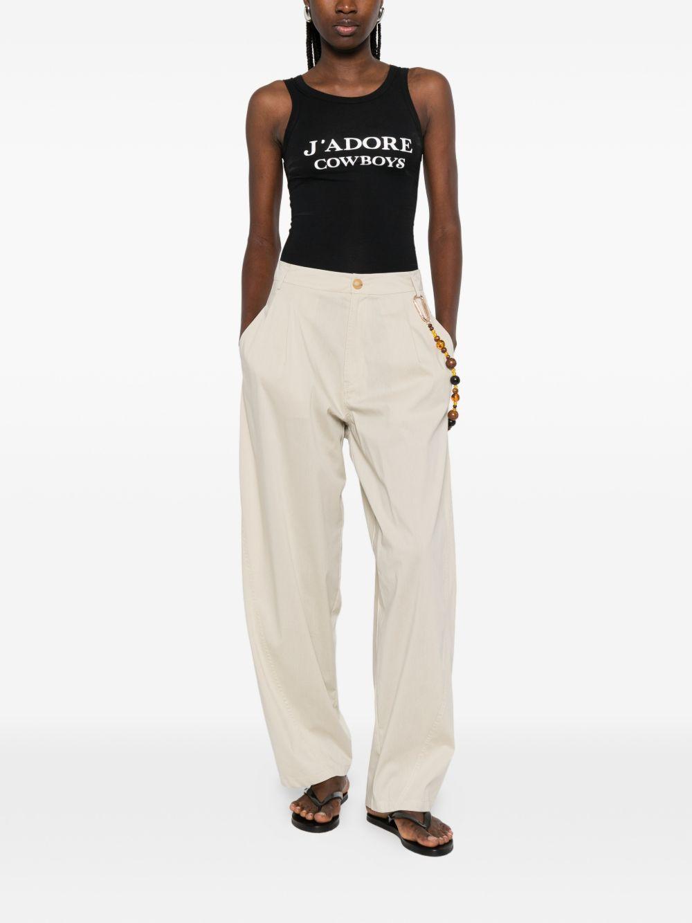 Pantaloni con perline 