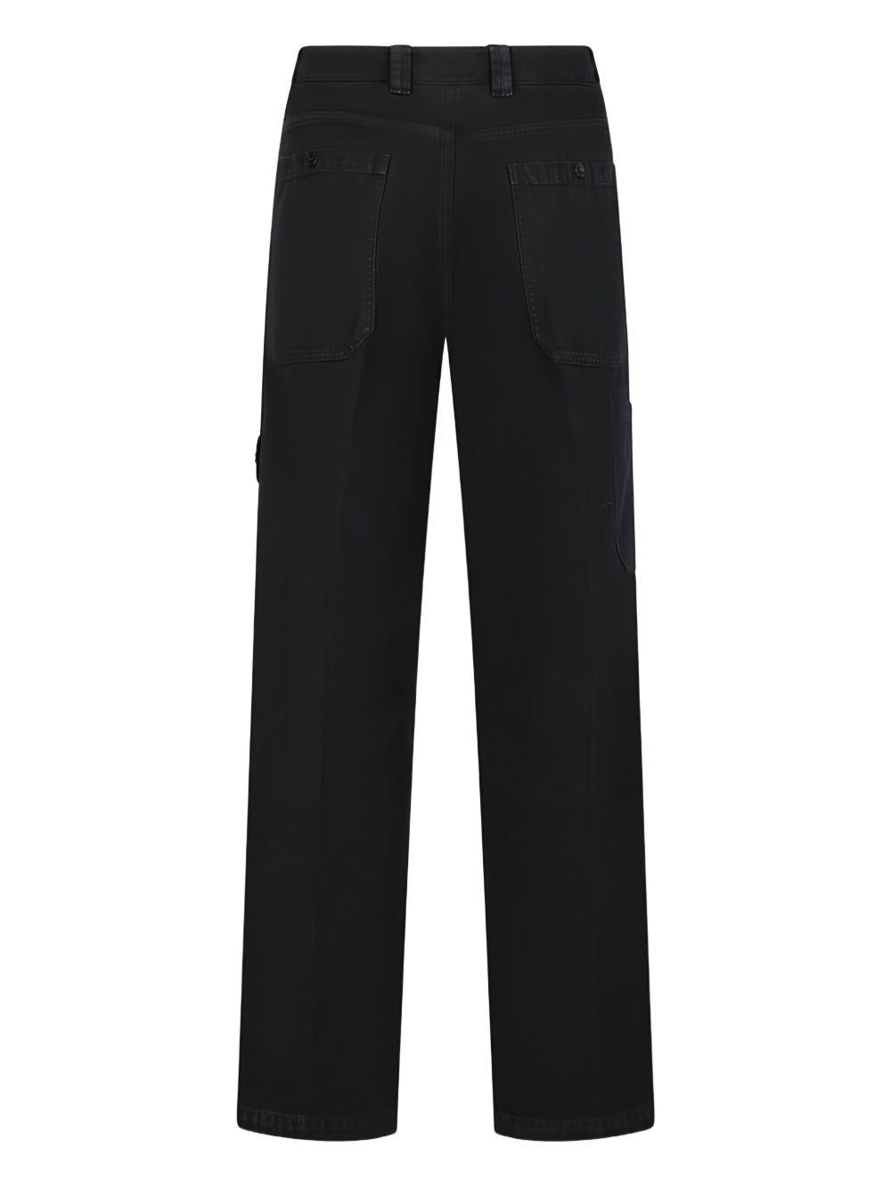 Pantaloni con applicazioni neri 