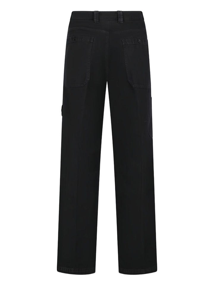 Pantaloni con applicazioni neri 