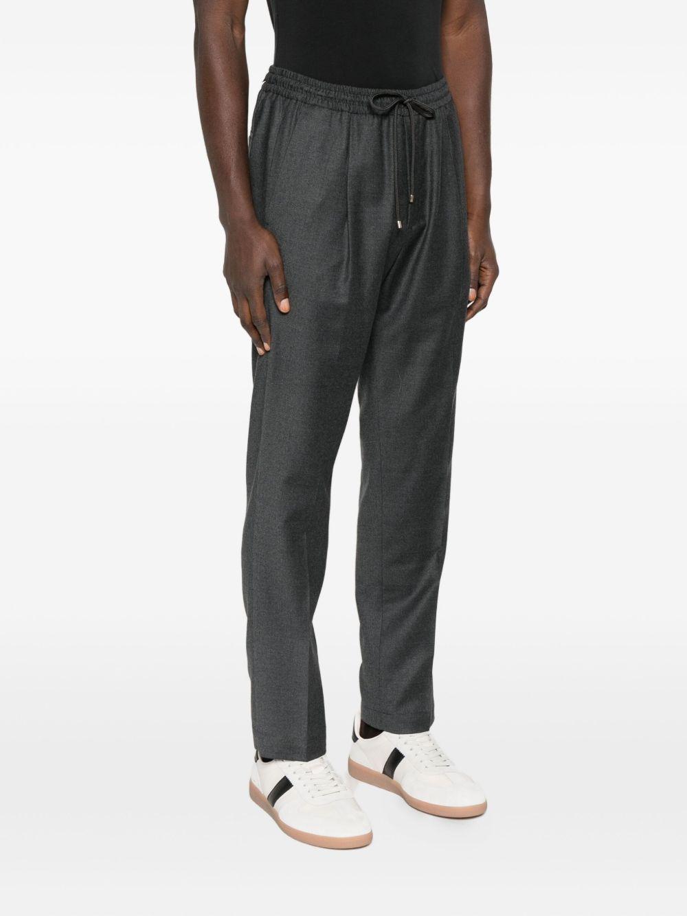Pantaloni grigio antracite con coulisse