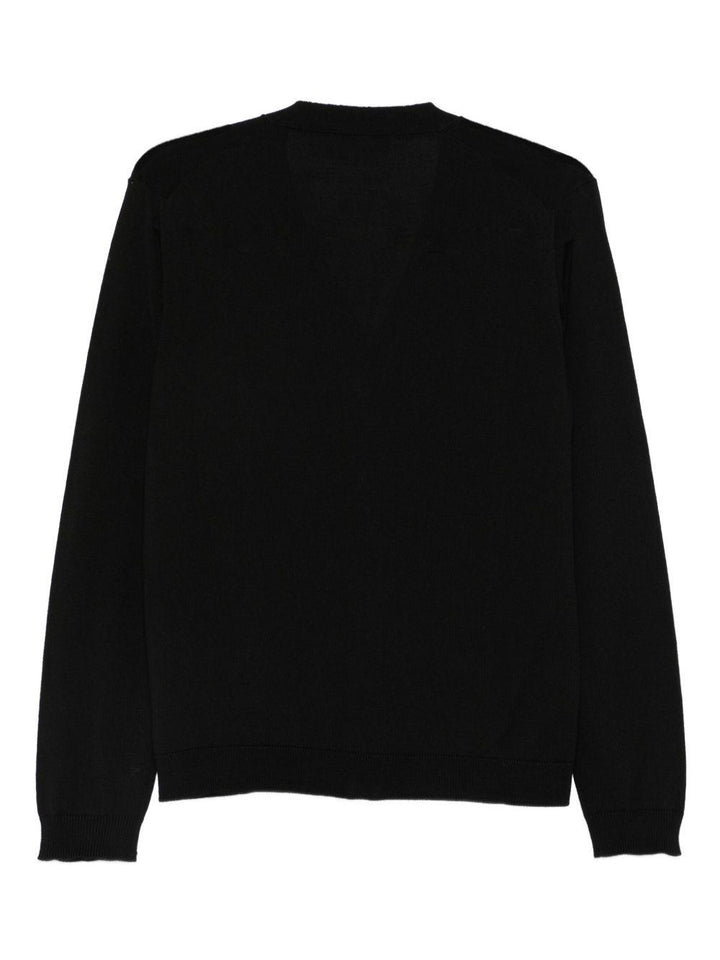 Cardigan con bottoni nero 