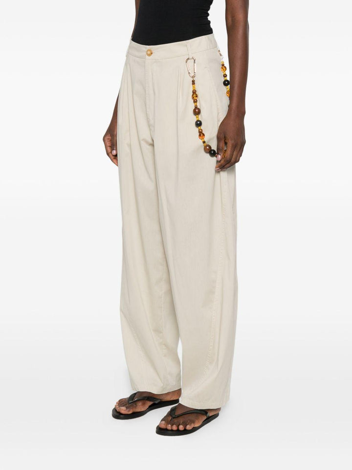 Pantaloni con perline 