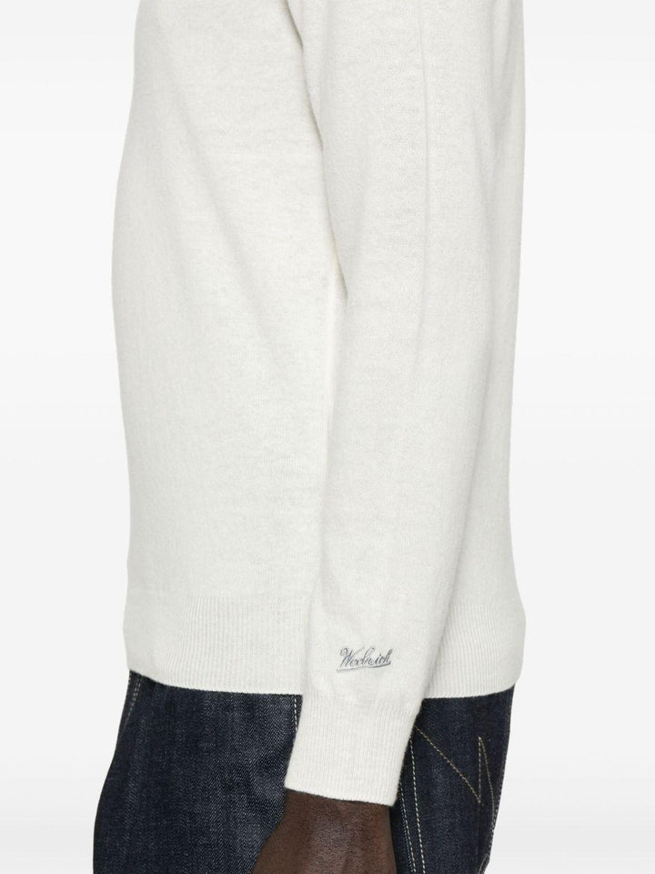 Maglione girocollo crema 