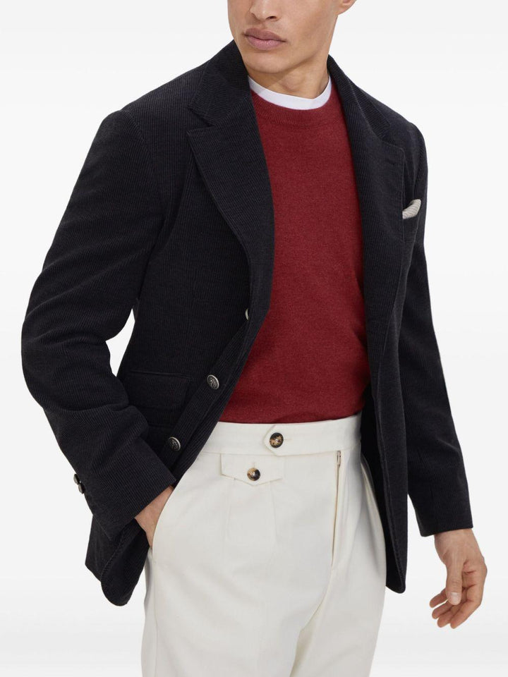 Maglione in cashmere rosso scuro 