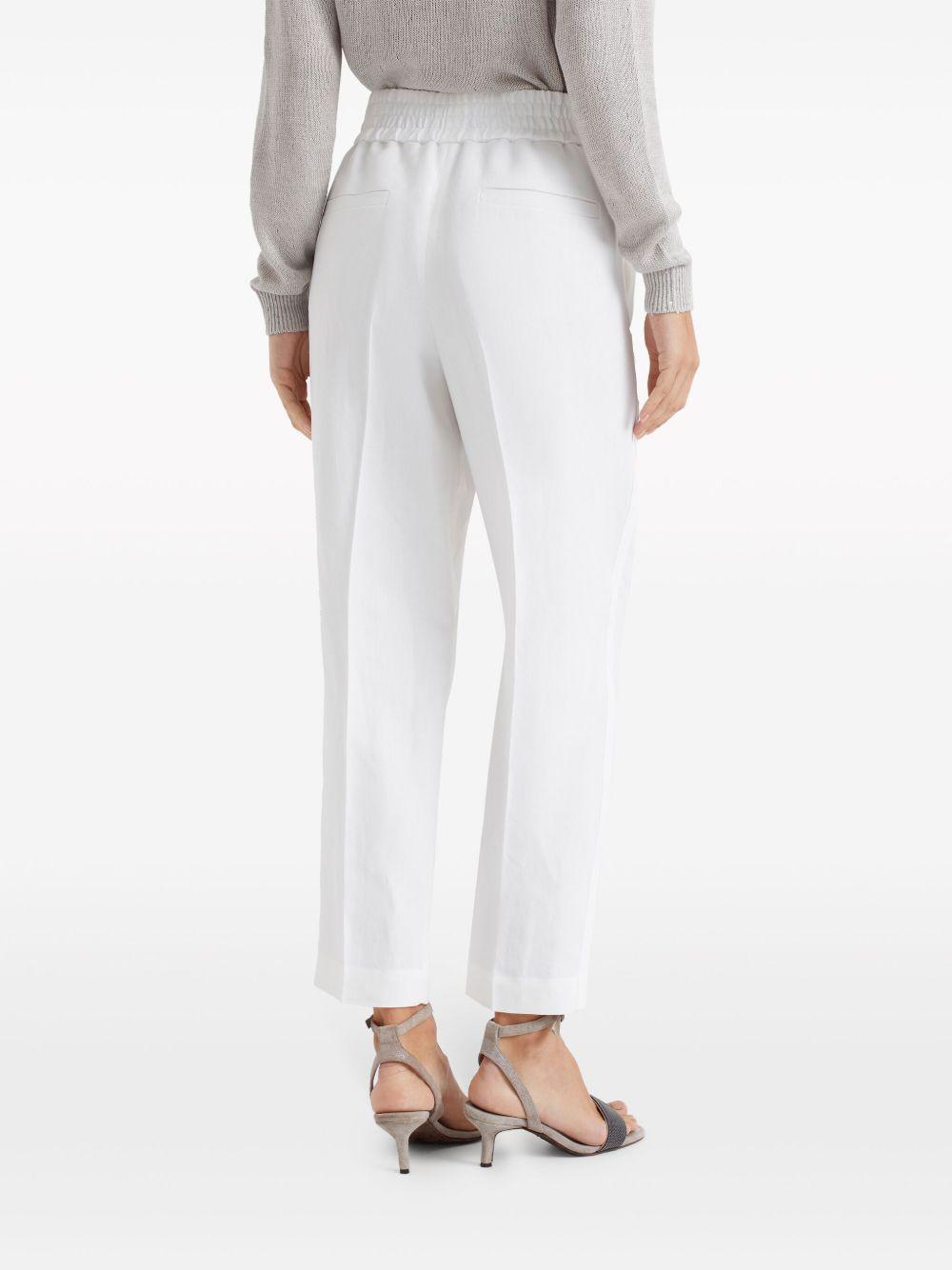 Pantaloni con elastico in vita 