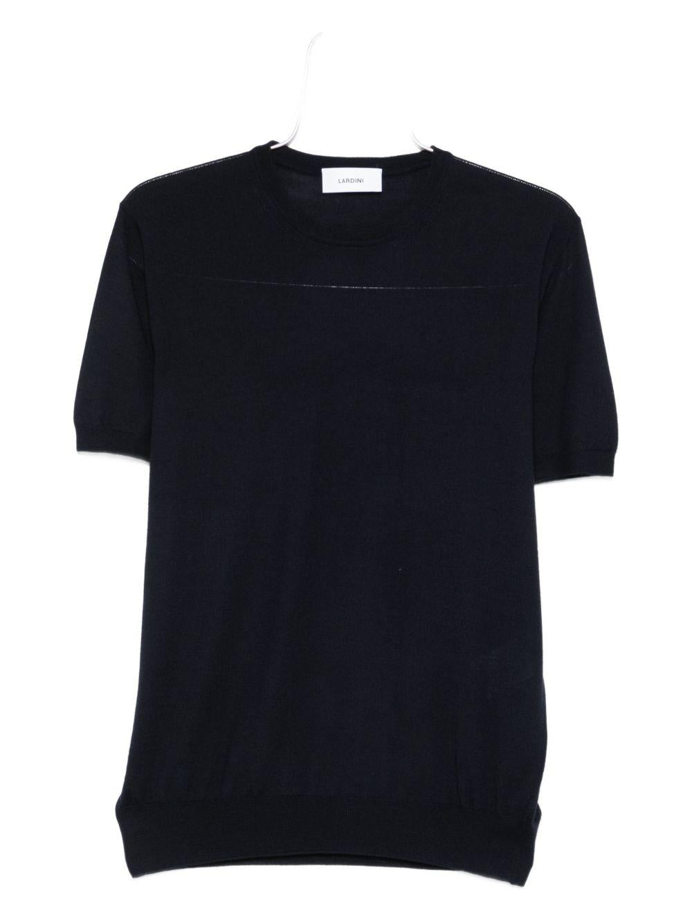 T-shirt a maniche corte blu scuro 