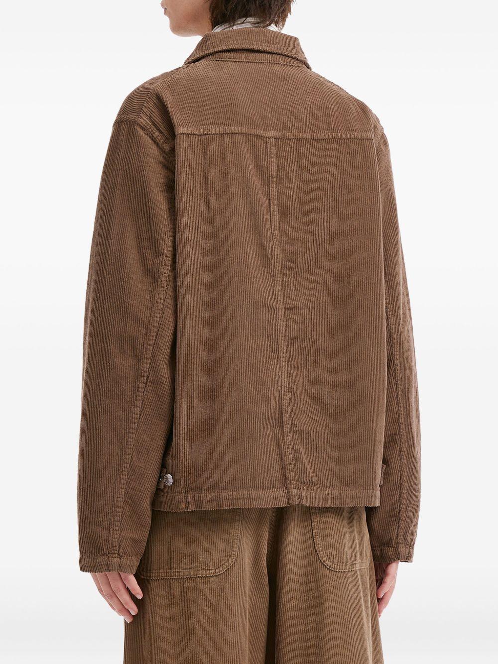 Giacca in cotone marrone 