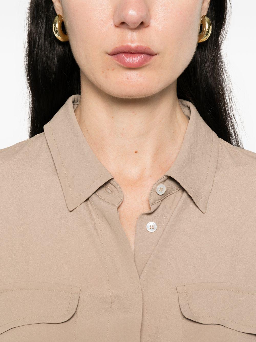 Camicia Febe con colletto e taschino 