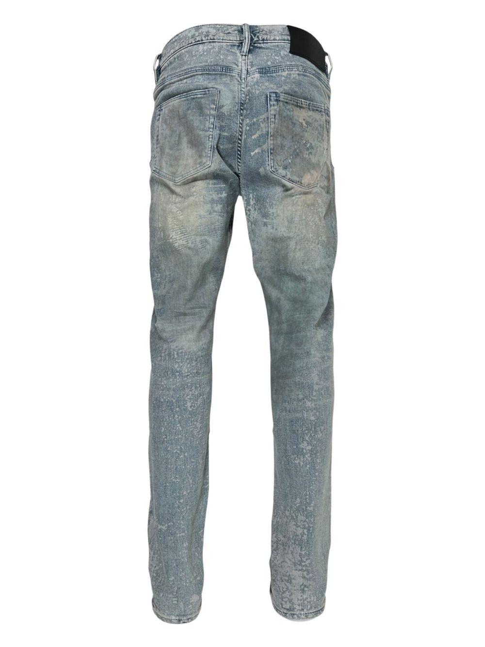 Jeans con stampa fossil 