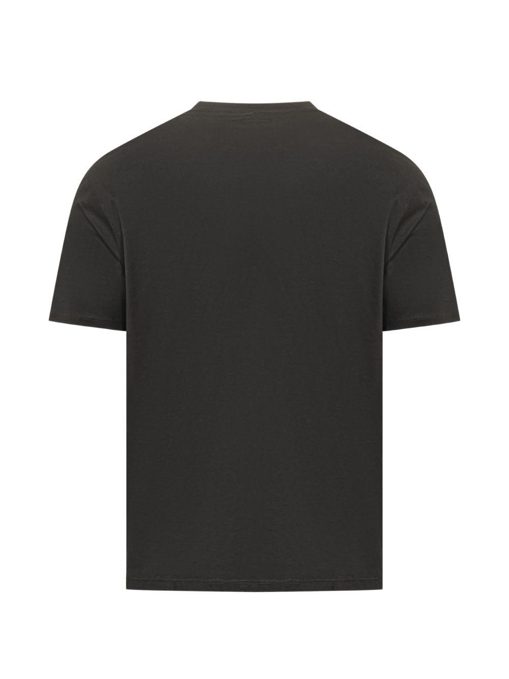 T-shirt nera con logo 