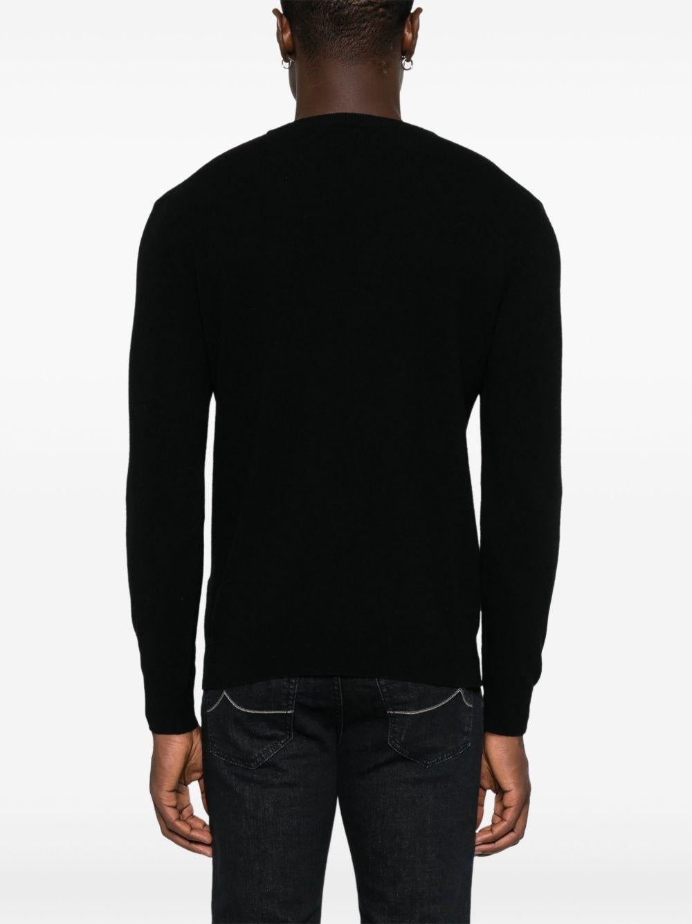 Maglione girocollo nero 