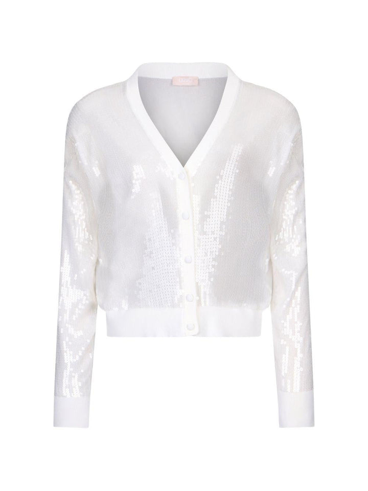 Cardigan con pailettes 