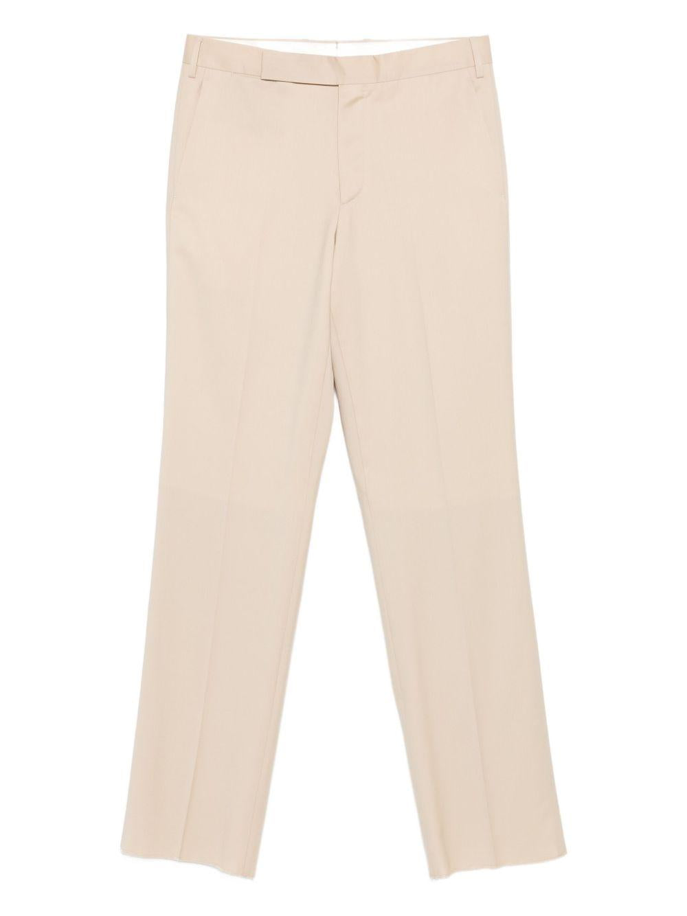 Pantaloni beige dritti 