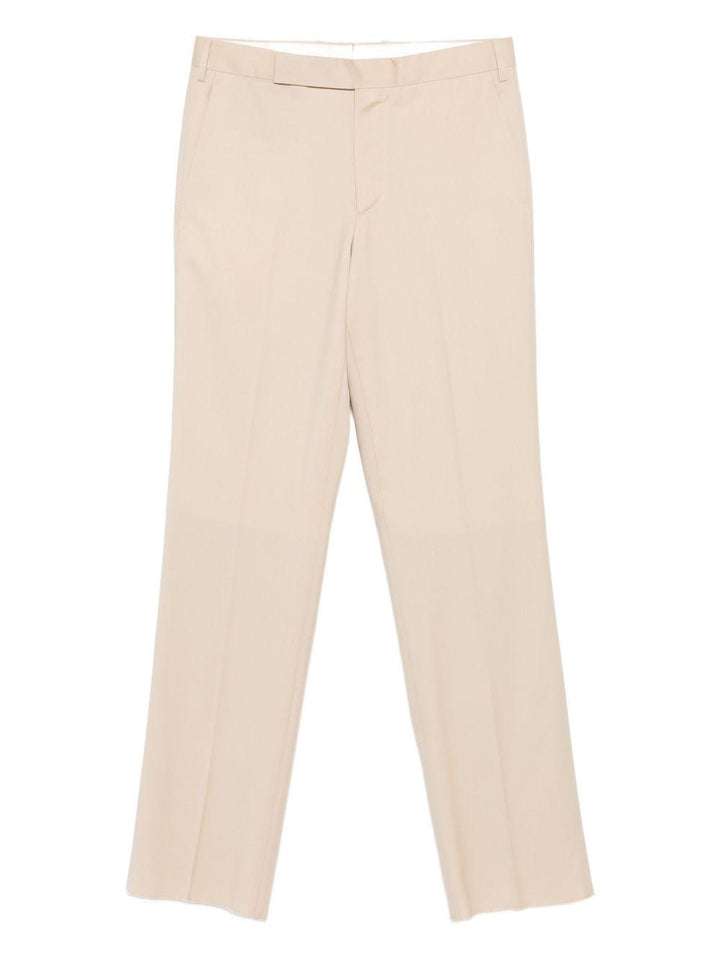 Pantaloni beige dritti 