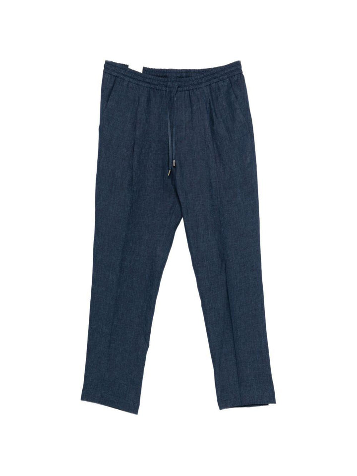 Pantaloni Wimbledons blu con coulisse 