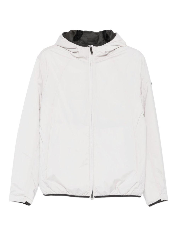 Giacca grigio chiaro con zip 