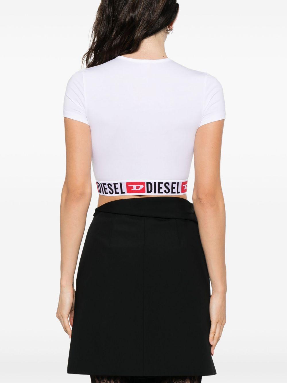 T-shirt con banda logata 