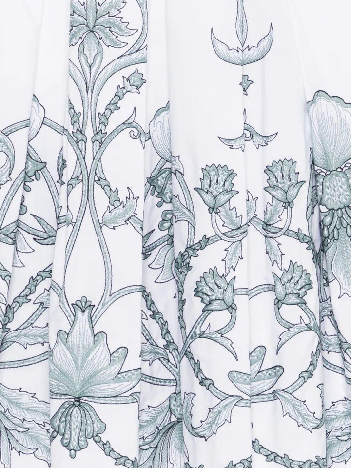 Gonna con stampa  fiori 