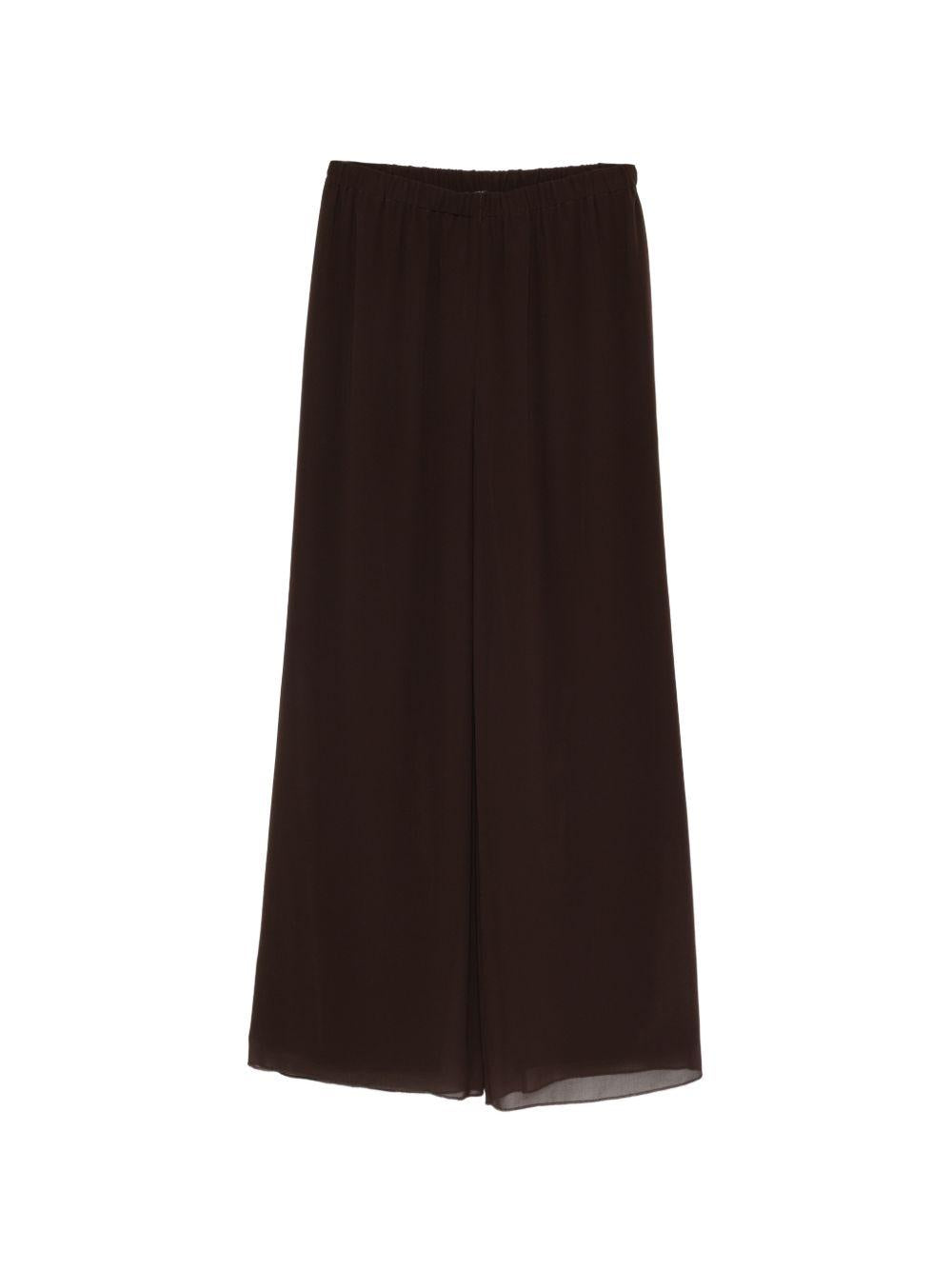 Pantaloni a palazzo in georgette 