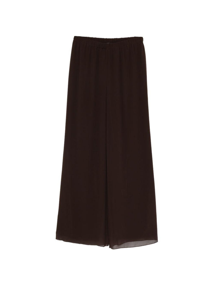 Pantaloni a palazzo in georgette 