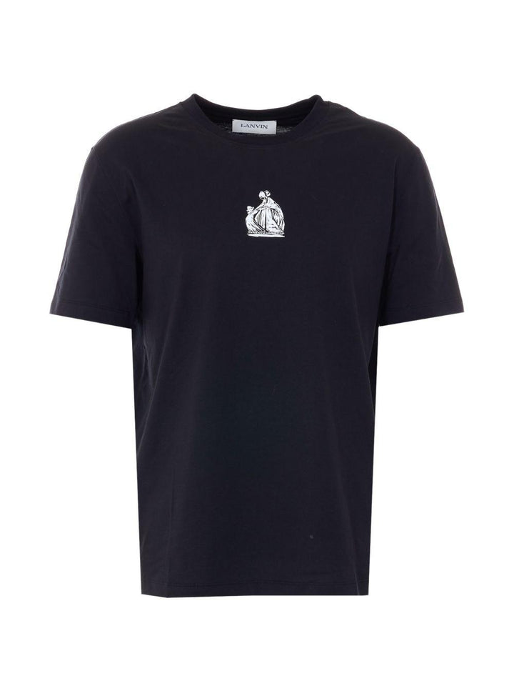 T-shirt Mother and Daughter nera 