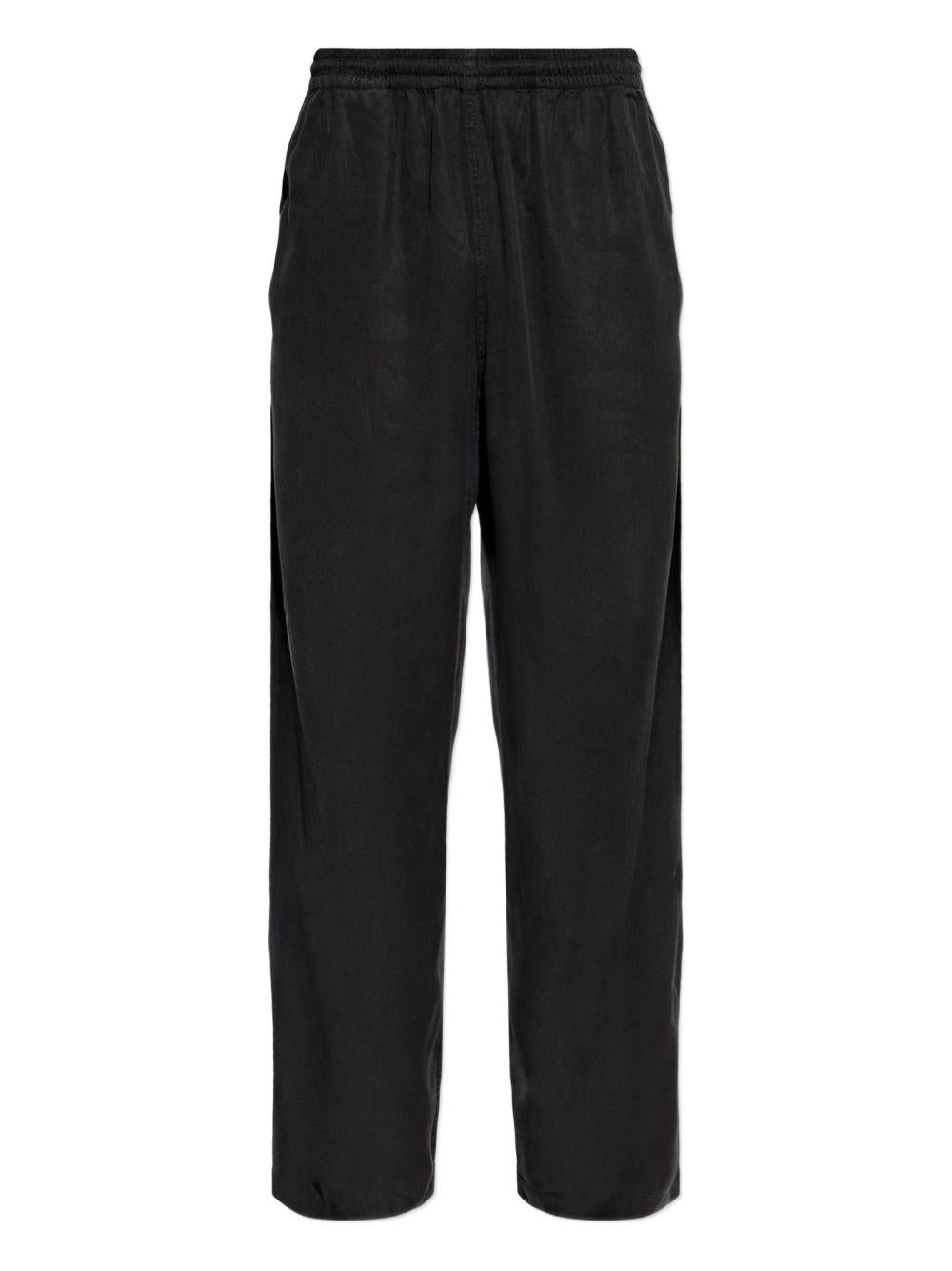 Pantaloni con vita elasticizzata nero 