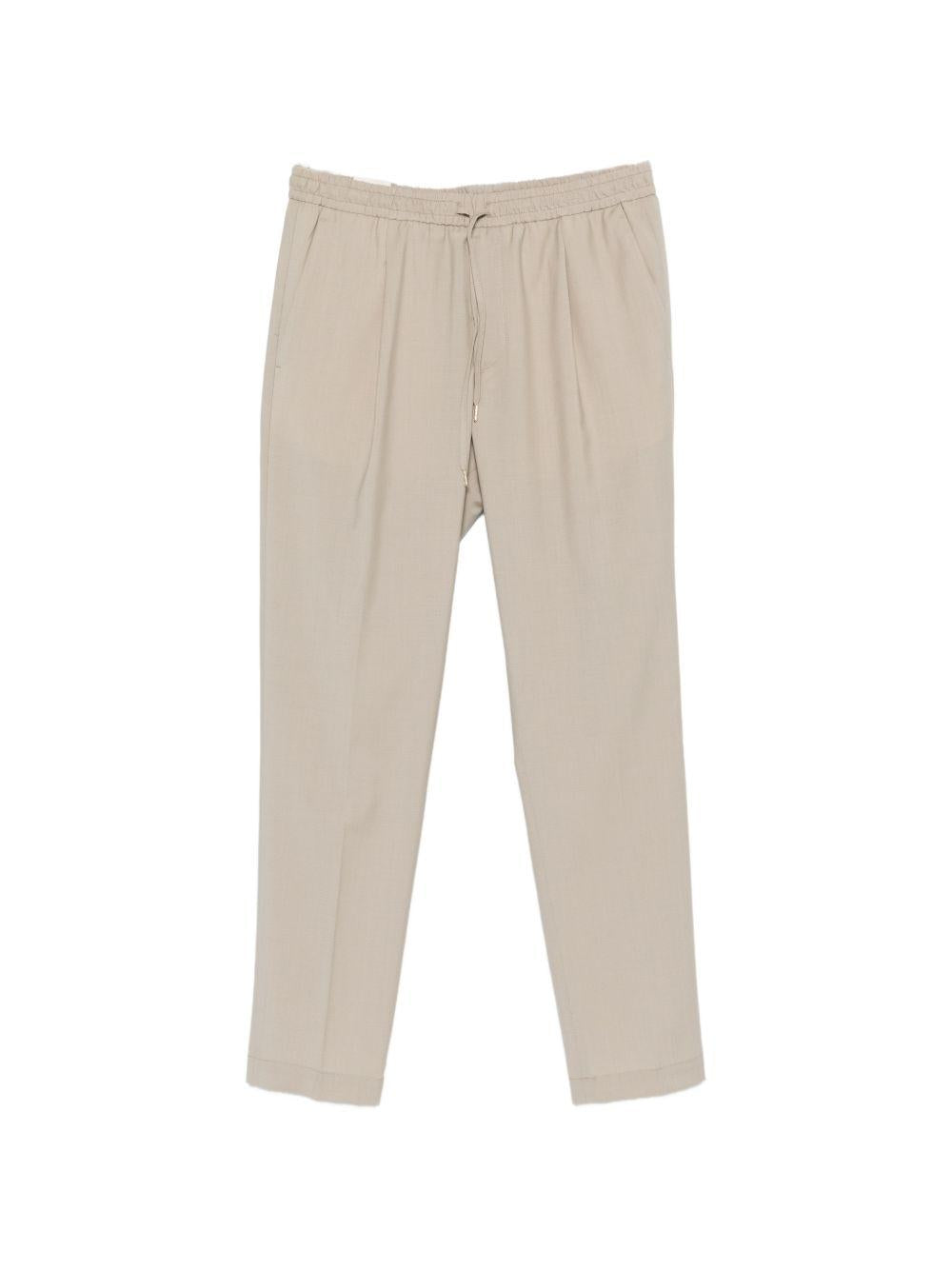 Pantaloni sartoriali Wimbledons kaki con coulisse 