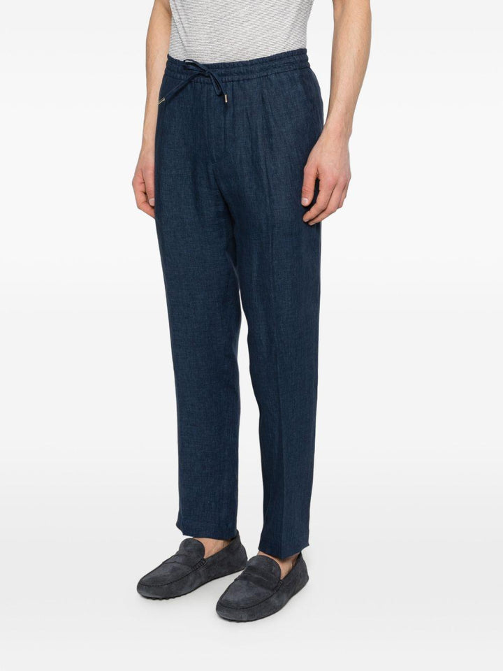 Pantaloni Wimbledons blu con coulisse 