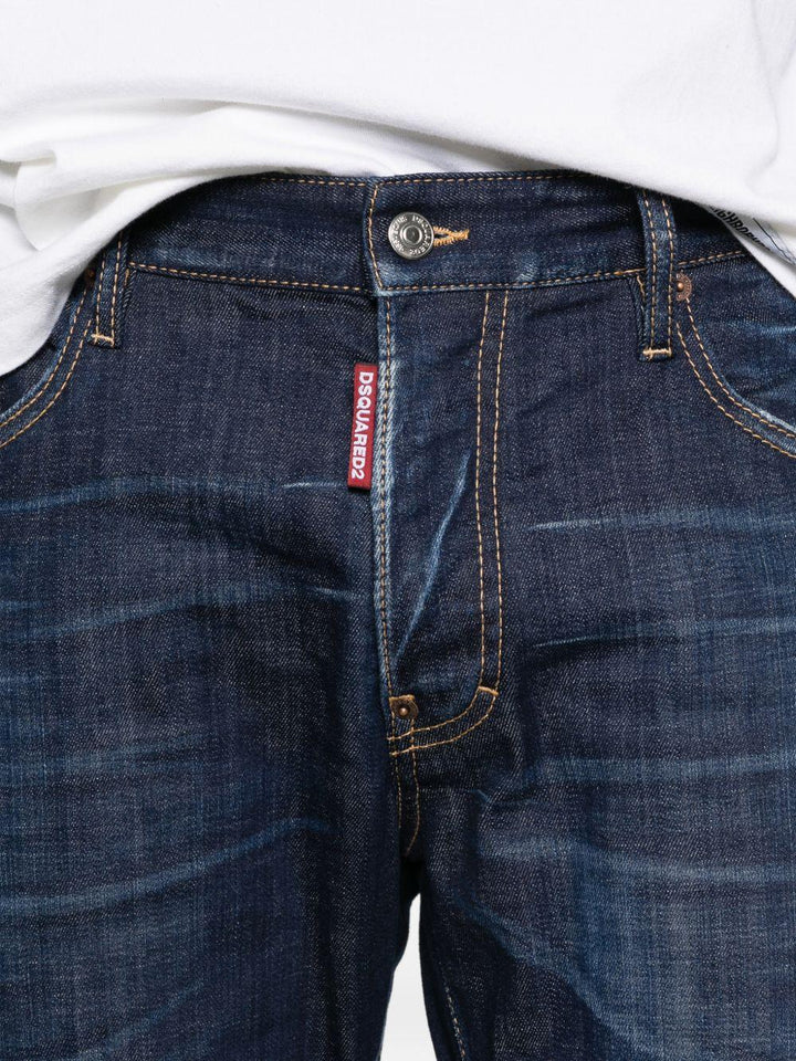 Jeans blu navy cinque tasche 