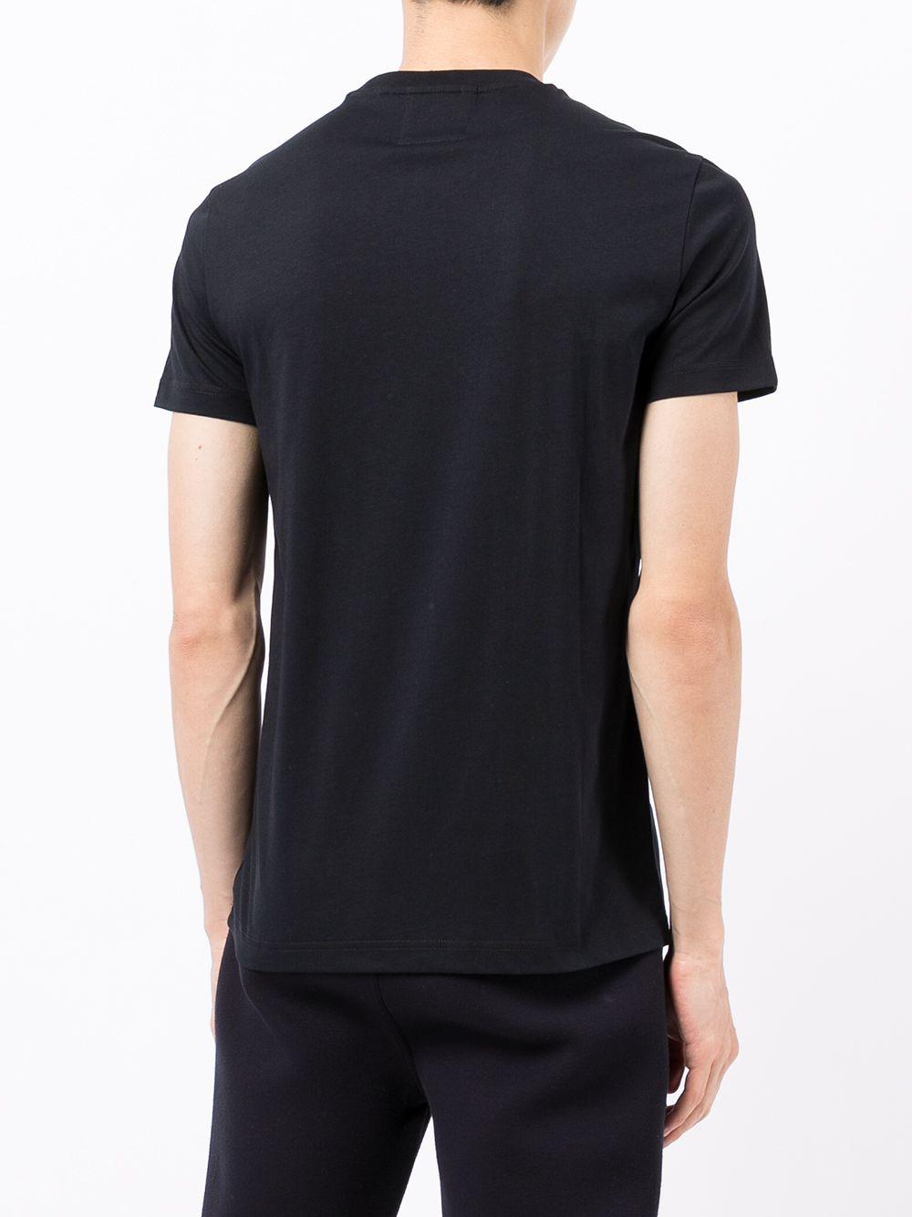 T-shirt blu manica corta 