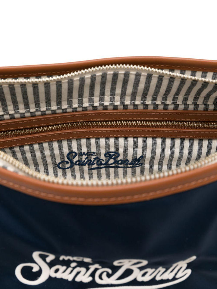 Borsa tote Lou con logo ricamato 