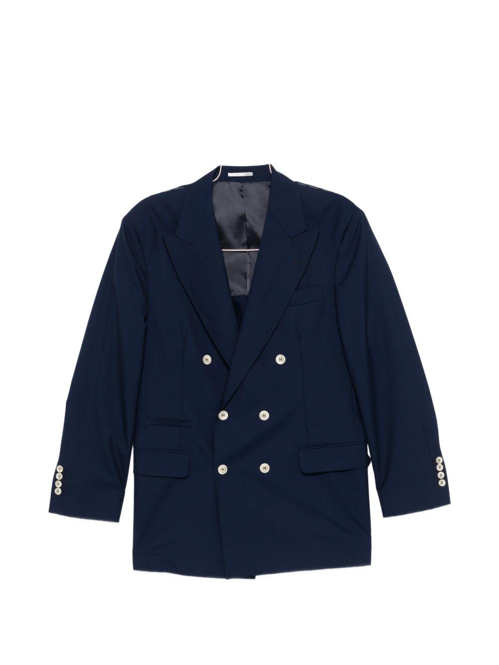 Blazer blu navy doppiopetto 