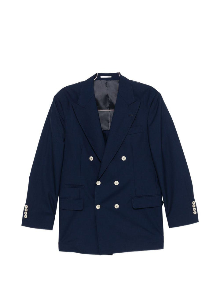 Blazer blu navy doppiopetto 