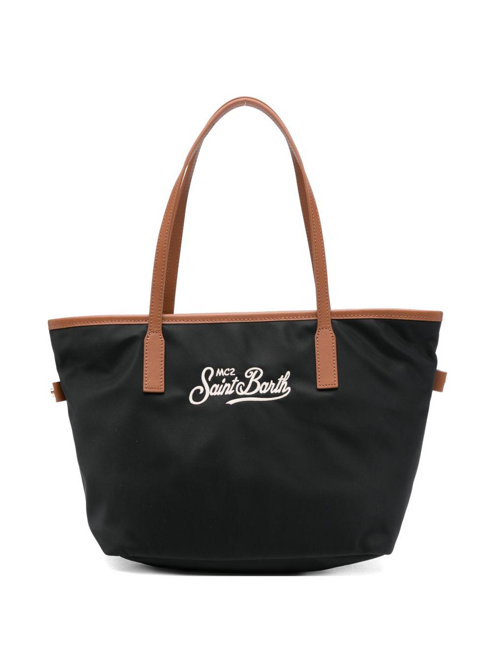 Borsa tote City media con ricamo 