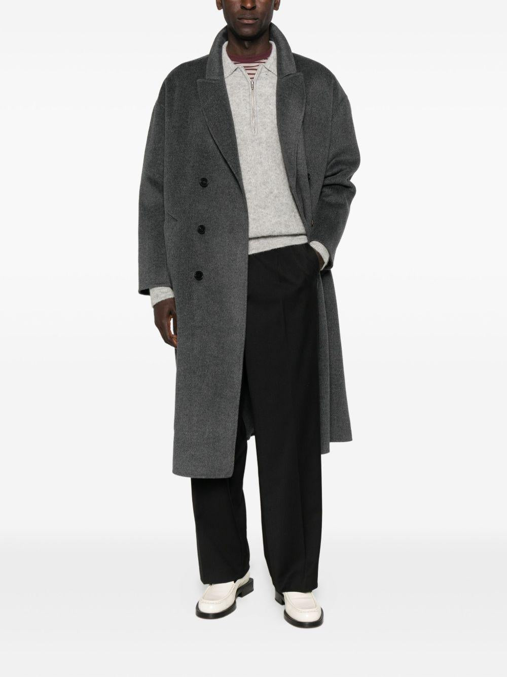 Pantaloni neri con piega 