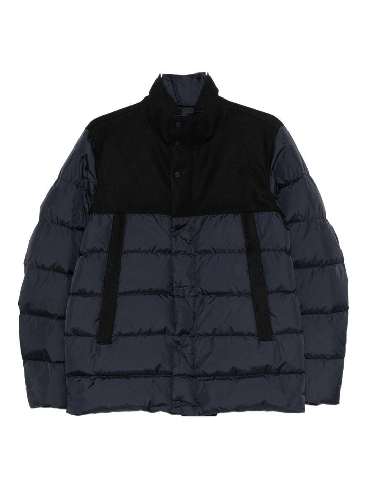 Piumino trapuntato blu navy