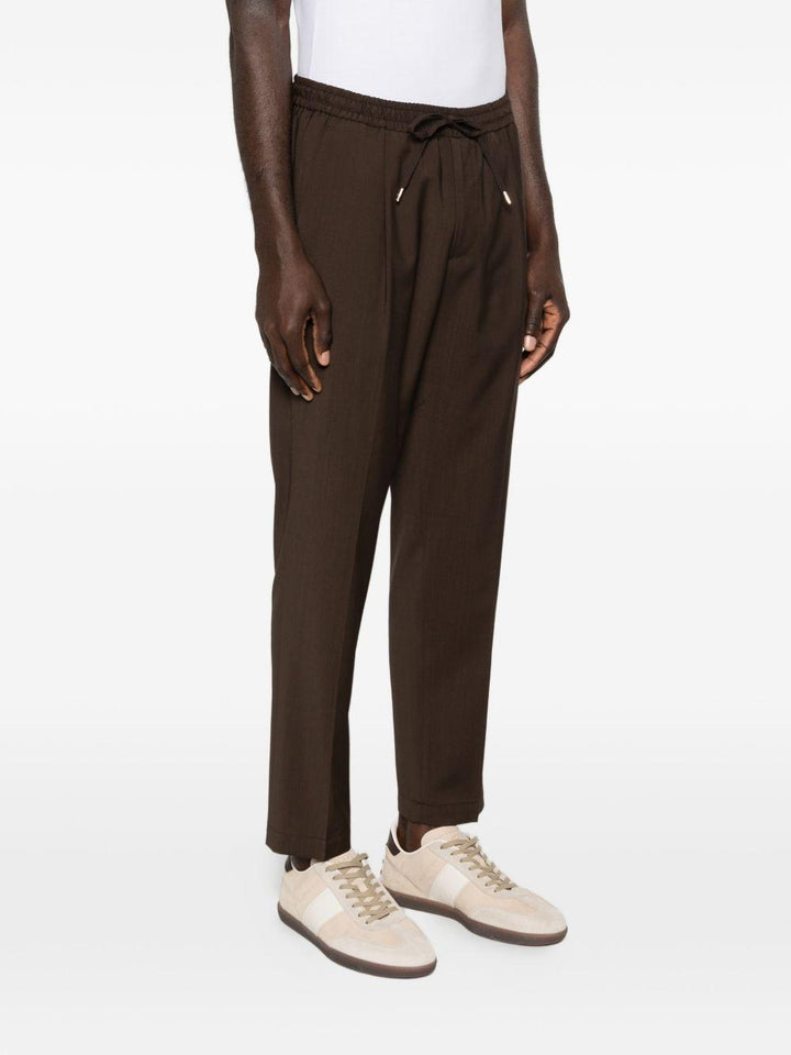 Pantaloni Wimbledons marrone con coulisse 