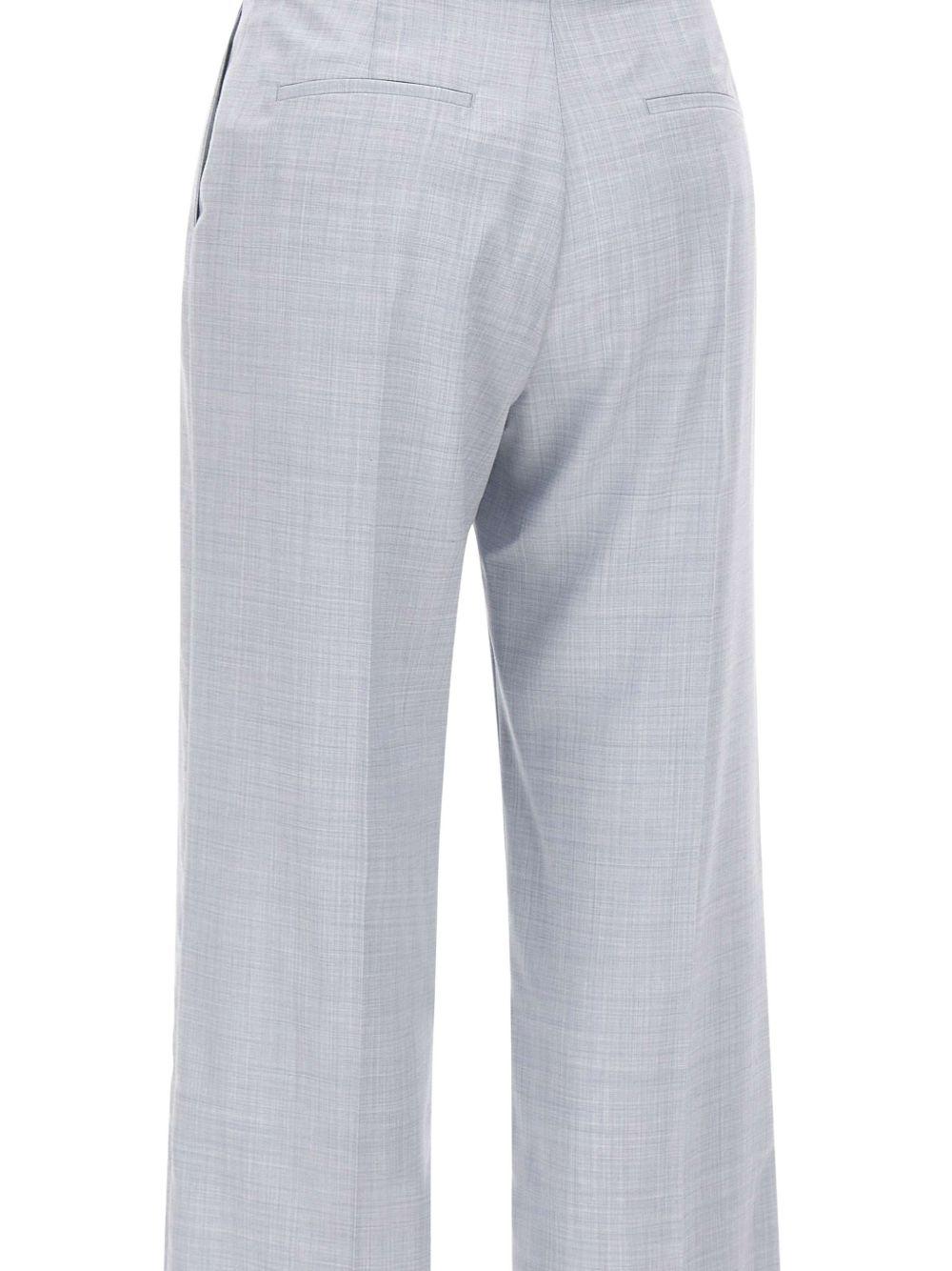 Pantaloni plissettati con tasche 