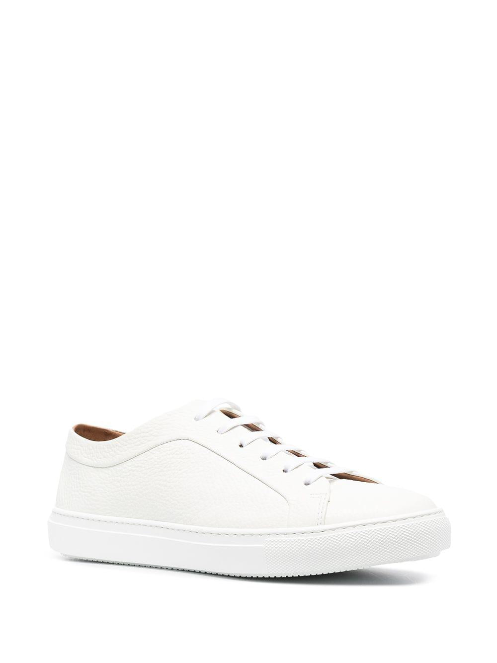 sneaker in pelle bianca 