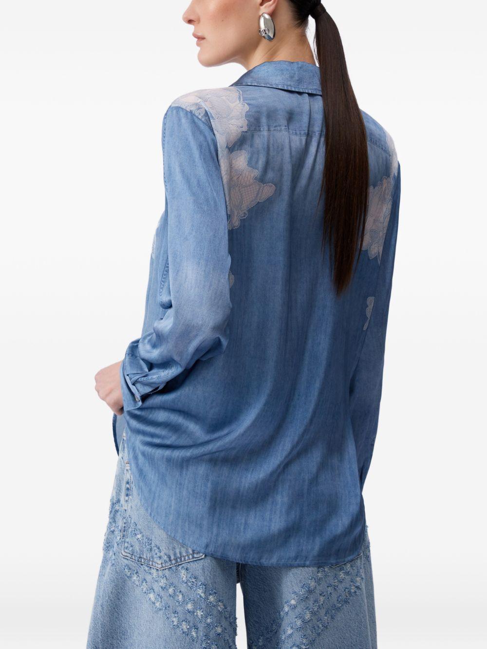 Camicia con inserti 