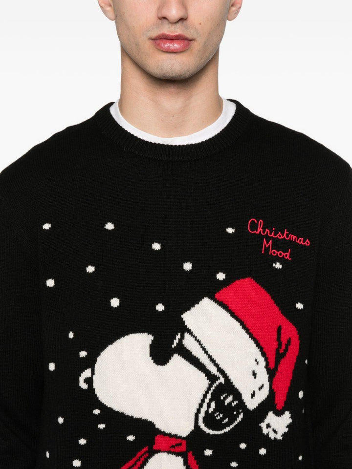 Maglione nero Heron Snoopy 
