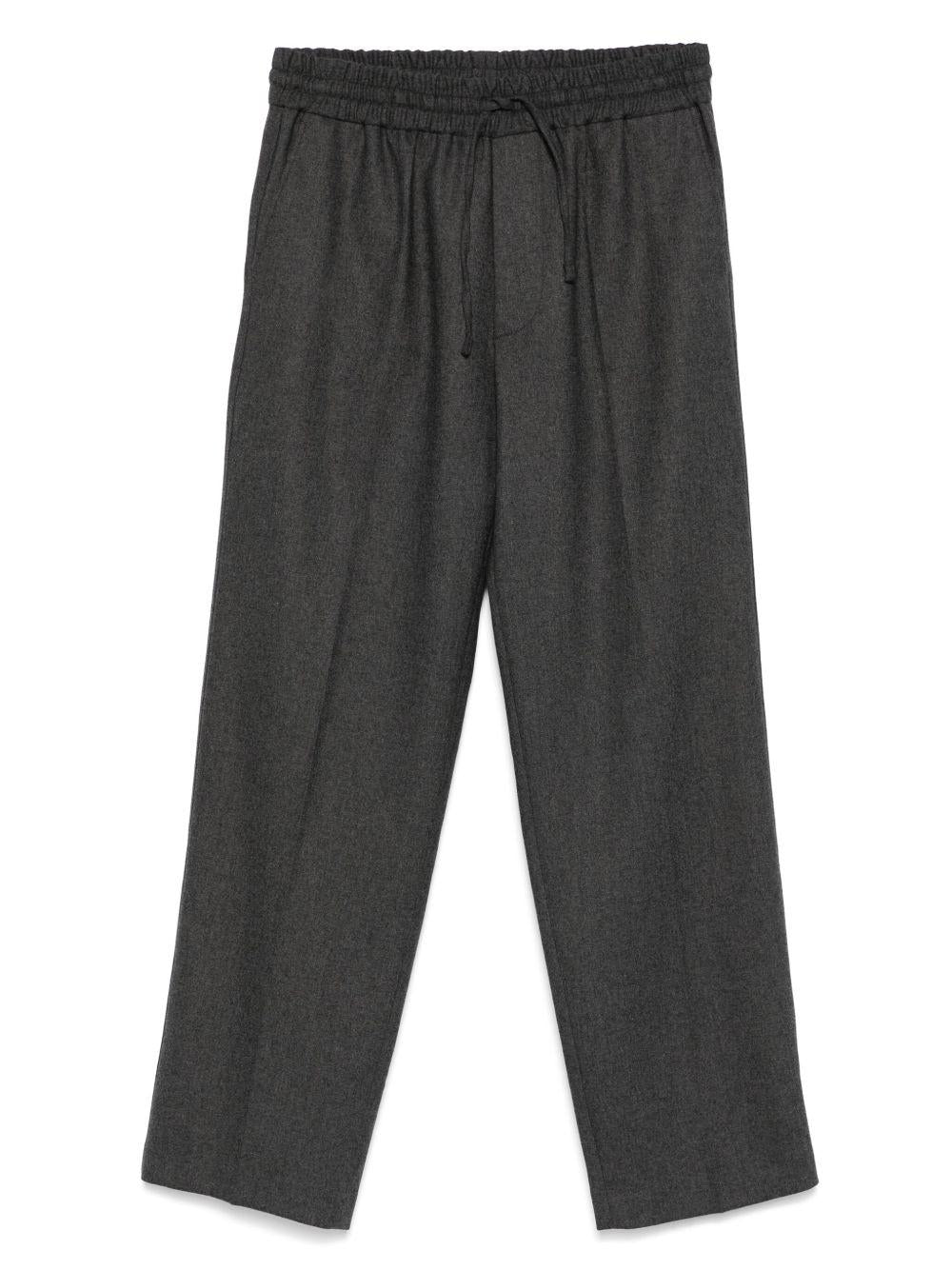 Pantaloni grigi con coulisse 