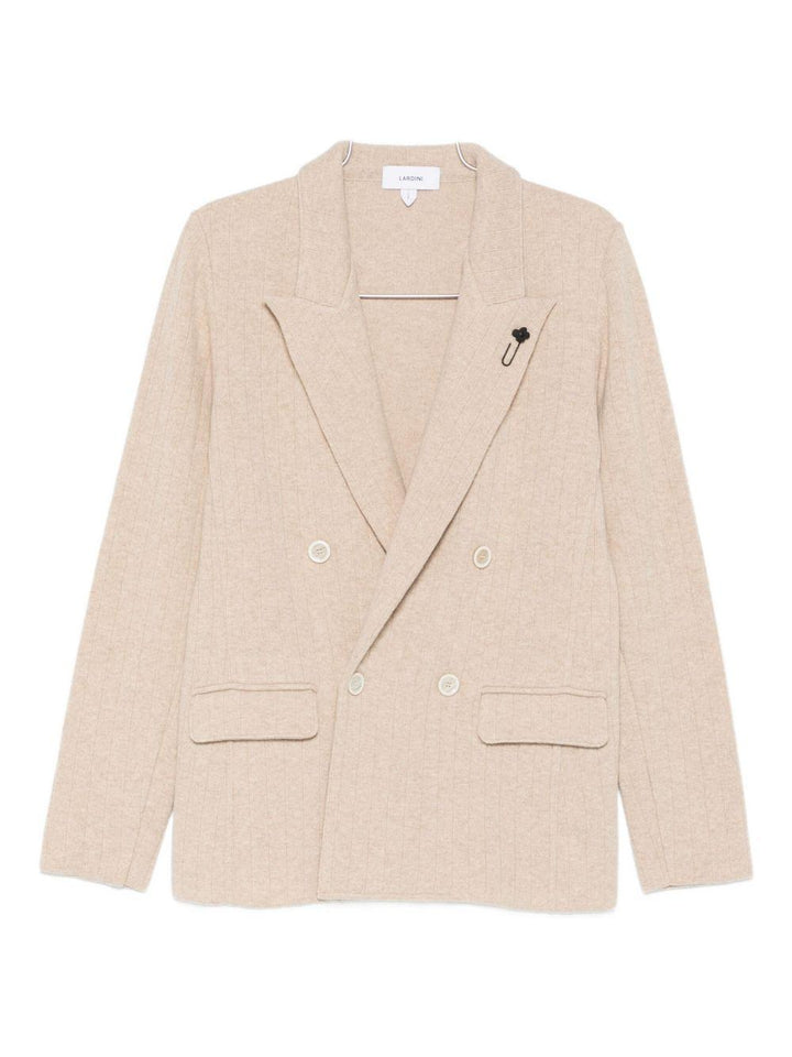 Giacca doppiopetto beige chiaro 