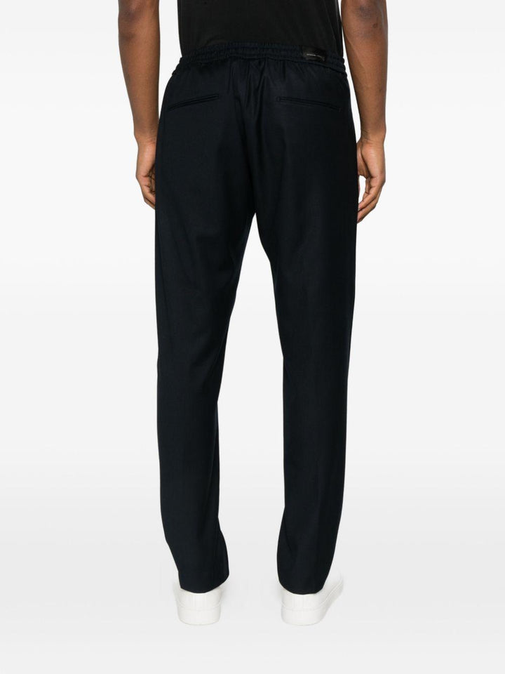 Pantaloni Adam con coulisse blu navy 