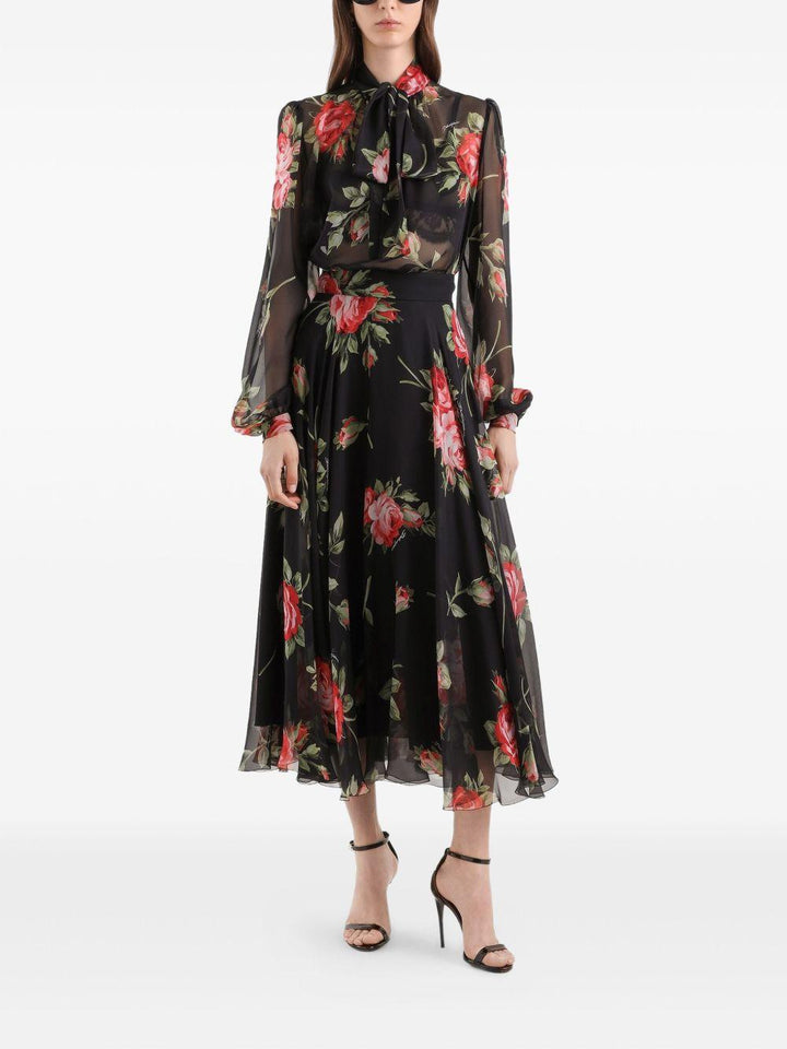 Blusa a fiori 