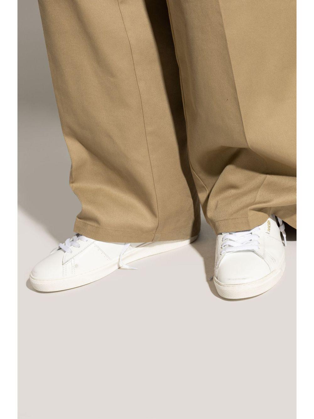 Sneakers Matchstar bianche ottico con dettagli logo 